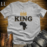 King Africa Softstyle T Shirt Sport Grey | African King Pride Tee