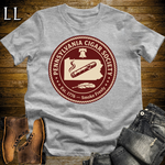 Pennsylvania Cigar Society T Shirt Sport Grey | Cigar Lover Gift