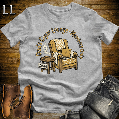 Dads Cigar Lounge Softstyle Tee Sport Grey | Cigar Lounge Dad Tee