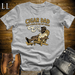 Cigar Dad Tan Softstyle Tee Sport Grey | Cigar Lover Dad Tee