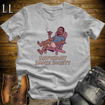 Saturday Smoke Society Purple Cigar Softstyle Tee Sport Grey | Weekend Cigar Club Tee