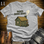 Papas Smoke Shack Cigar Softstyle Tee Sport Grey | Cigar Lounge Dad Tee