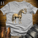 Vintage Cigar Horse Softstyle T Shirt Sport Grey | Funny Cigar Shirt
