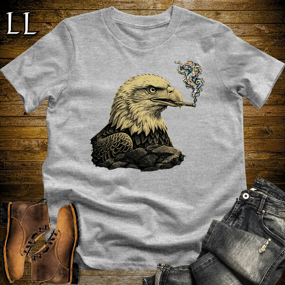 Vintage Cigar Eagle Softstyle T Shirt Sport Grey | Funny Cigar Shirt
