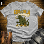Cigarzilla Softstyle T Shirt Sport Grey | Funny Cigar Monster Tee