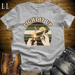Light It Up Cigar Softstyle T Shirt Sport Grey | Cigar Lover Tee