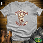 Cigars On My Mind Softstyle T Shirt Sport Grey | Cigar Lover Tee