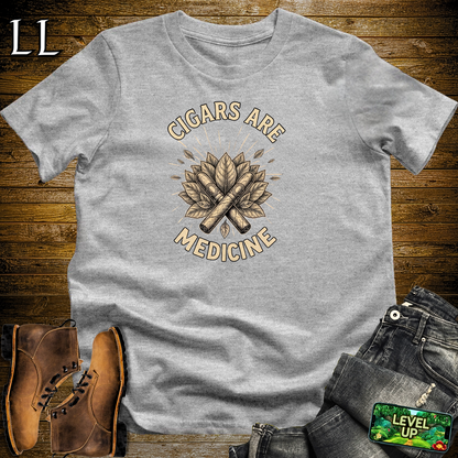 Cigars Are Healing Softstyle T Shirt Sport Grey | Cigar Lover Tee
