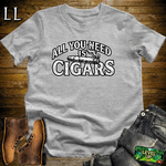 All You Need Is Cigars Softstyle T Shirt Sport Grey | Cigar Lover Tee