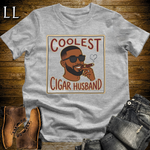 Coolest Cigar Husband Softstyle T Shirt Sport Grey | Cigar Husband Tee
