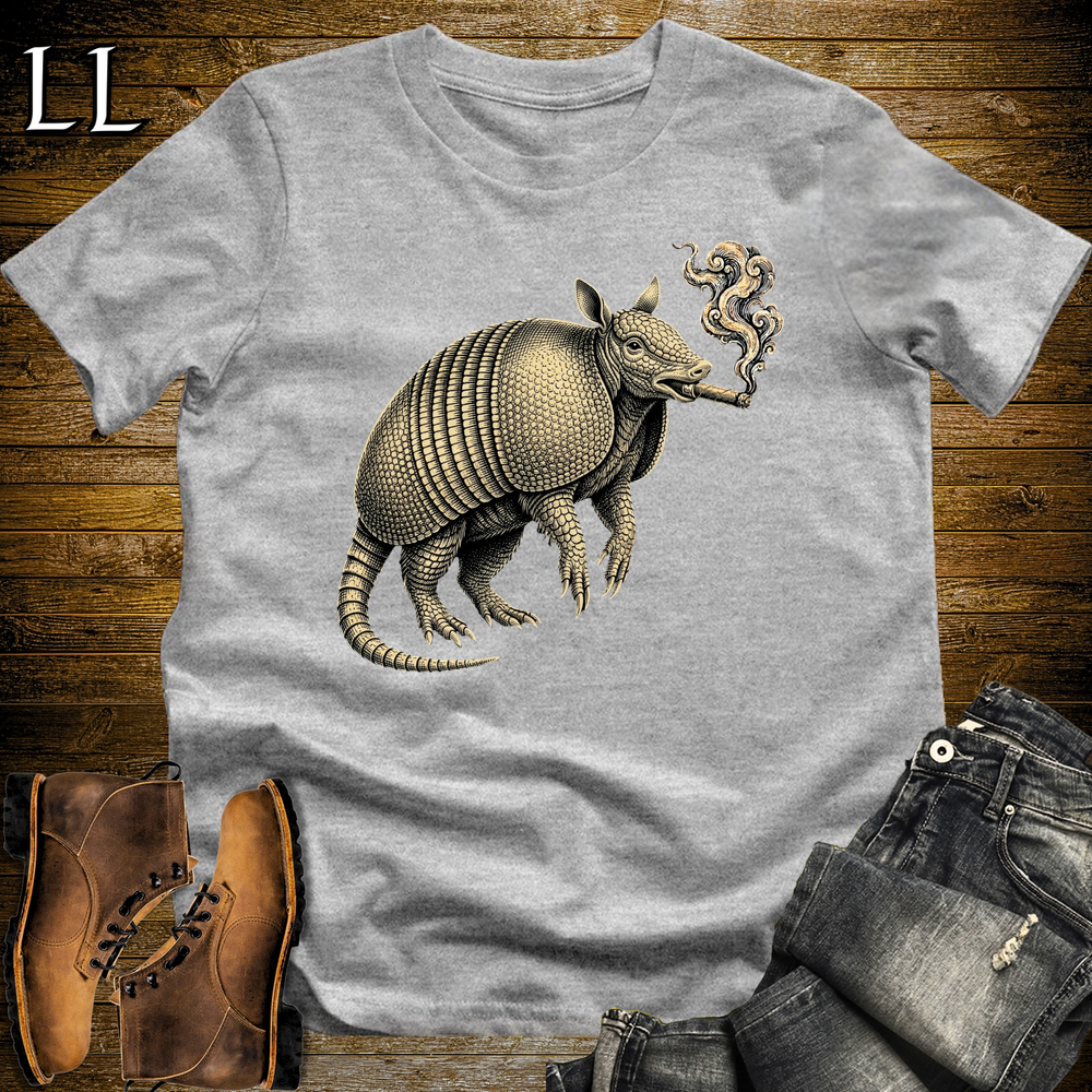 Vintage Cigar Armadillo Softstyle T Shirt Sport Grey | Cigar Armadillo Tee