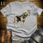 Vintage Cigar Bloodhound Softstyle T Shirt Sport Grey | Cigar Bloodhound Tee