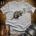 Vintage Cigar Beaver Softstyle T Shirt Sport Grey | Cigar Beaver Tee