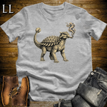 Vintage Cigar Ankylosaurus Softstyle T Shirt Sport Grey | Cigar Ankylosaurus Tee