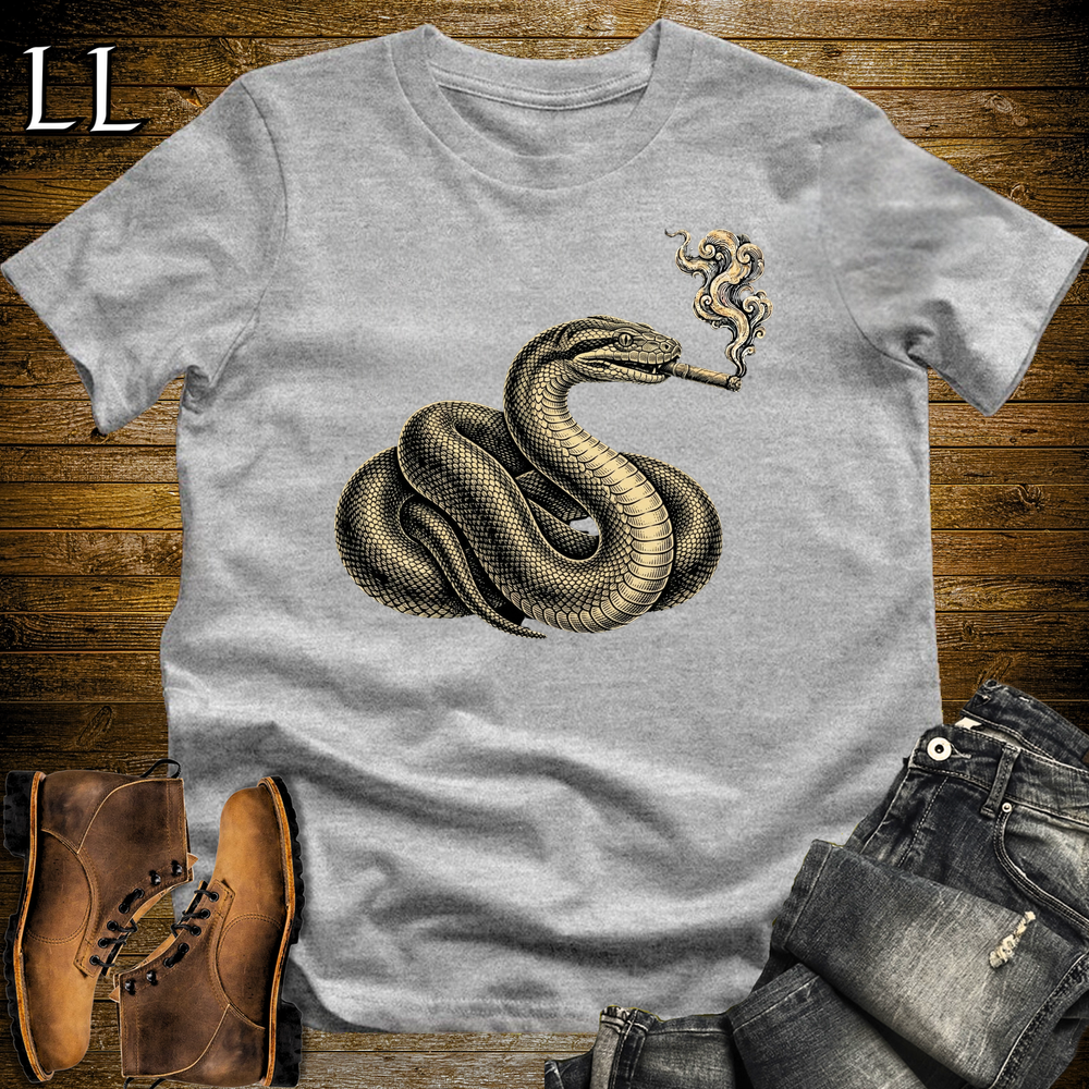Vintage Cigar Anaconda Softstyle T Shirt Sport Grey | Cigar Anaconda Tee