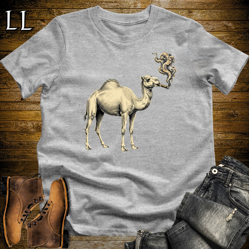 Vintage Cigar Camel Softstyle T Shirt Sport Grey | Cigar Camel Tee