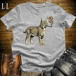 Vintage Cigar Bobcat Softstyle T Shirt Sport Grey | Cigar Bobcat Tee
