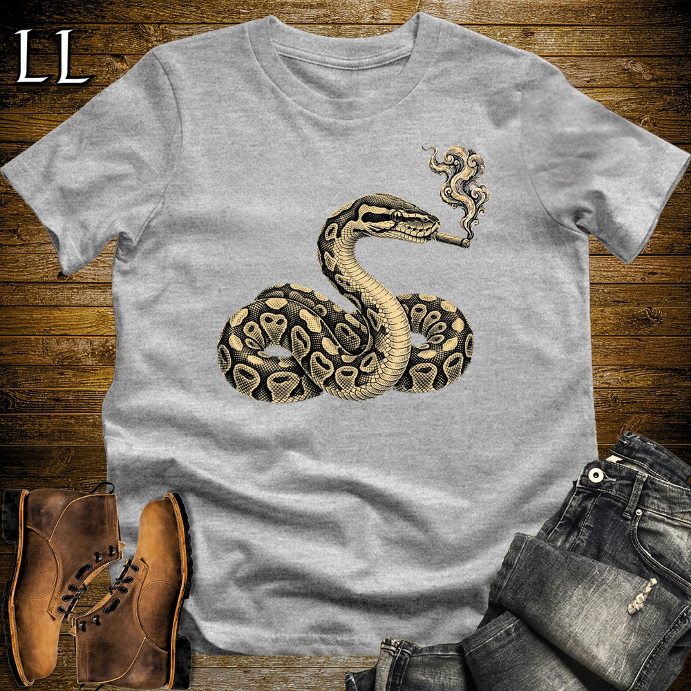 Vintage Cigar Ball Python Softstyle T Shirt Sport Grey | Cigar Ball Python Tee