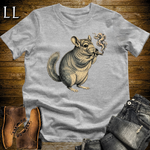 Vintage Cigar Chinchilla Softstyle T Shirt Sport Grey | Cigar Chinchilla Graphic Tee