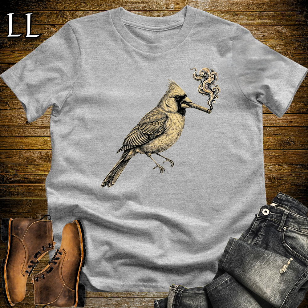 Vintage Cigar Cardinal Softstyle T Shirt Sport Grey | Vintage Cigar Lover Tee