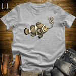 Vintage Cigar Clownfish Softstyle T Shirt Sport Grey | Funny Fish Cigar Tee