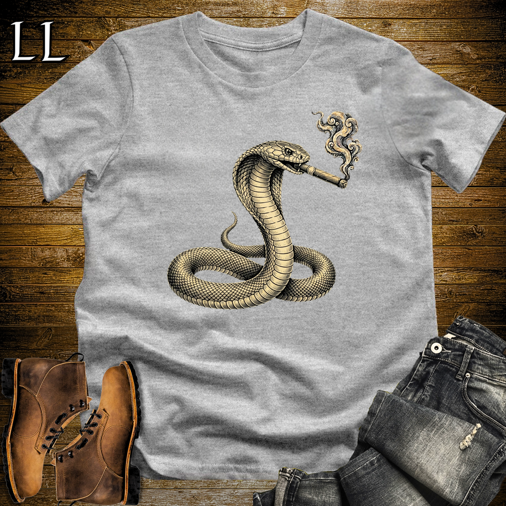 Vintage Cigar Cobra Softstyle T Shirt Sport Grey | Vintage Cigar Lover Tee