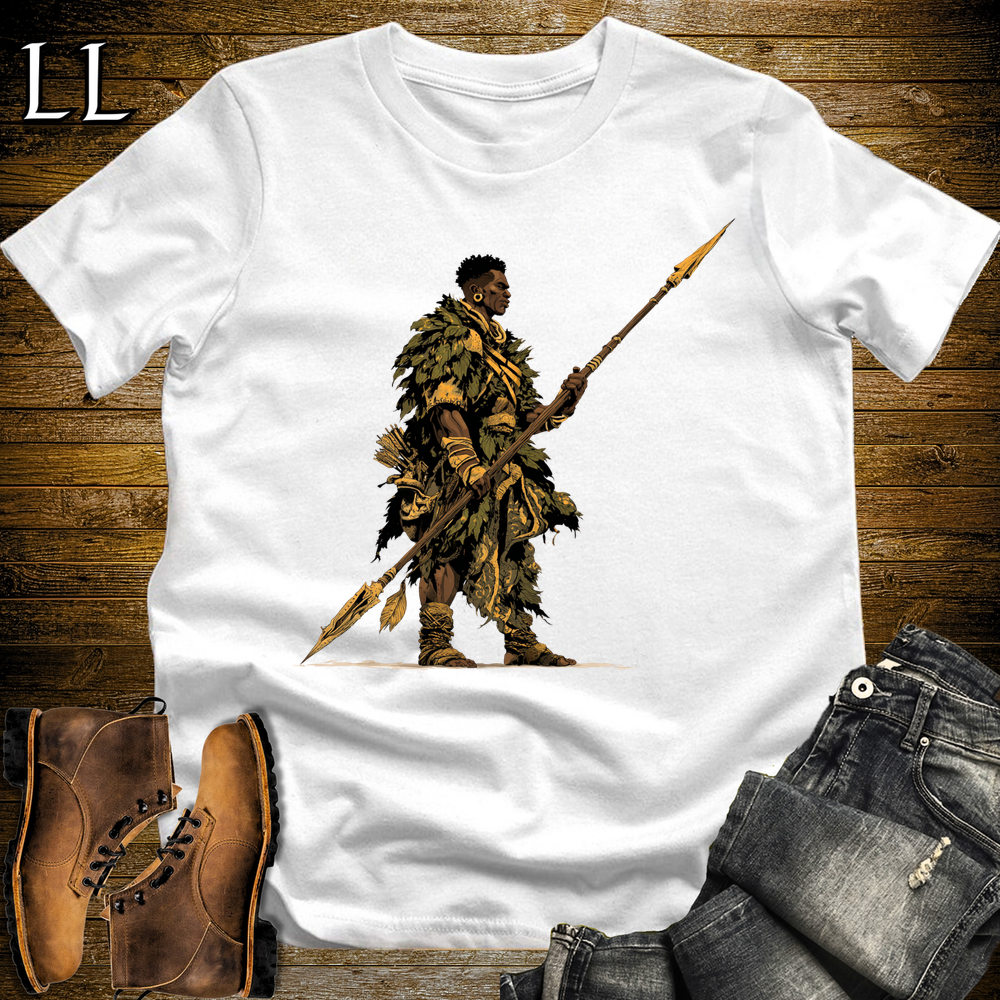 African Spear Hunter - White
