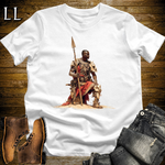 African Desert Spearmaster White | Warrior Tee