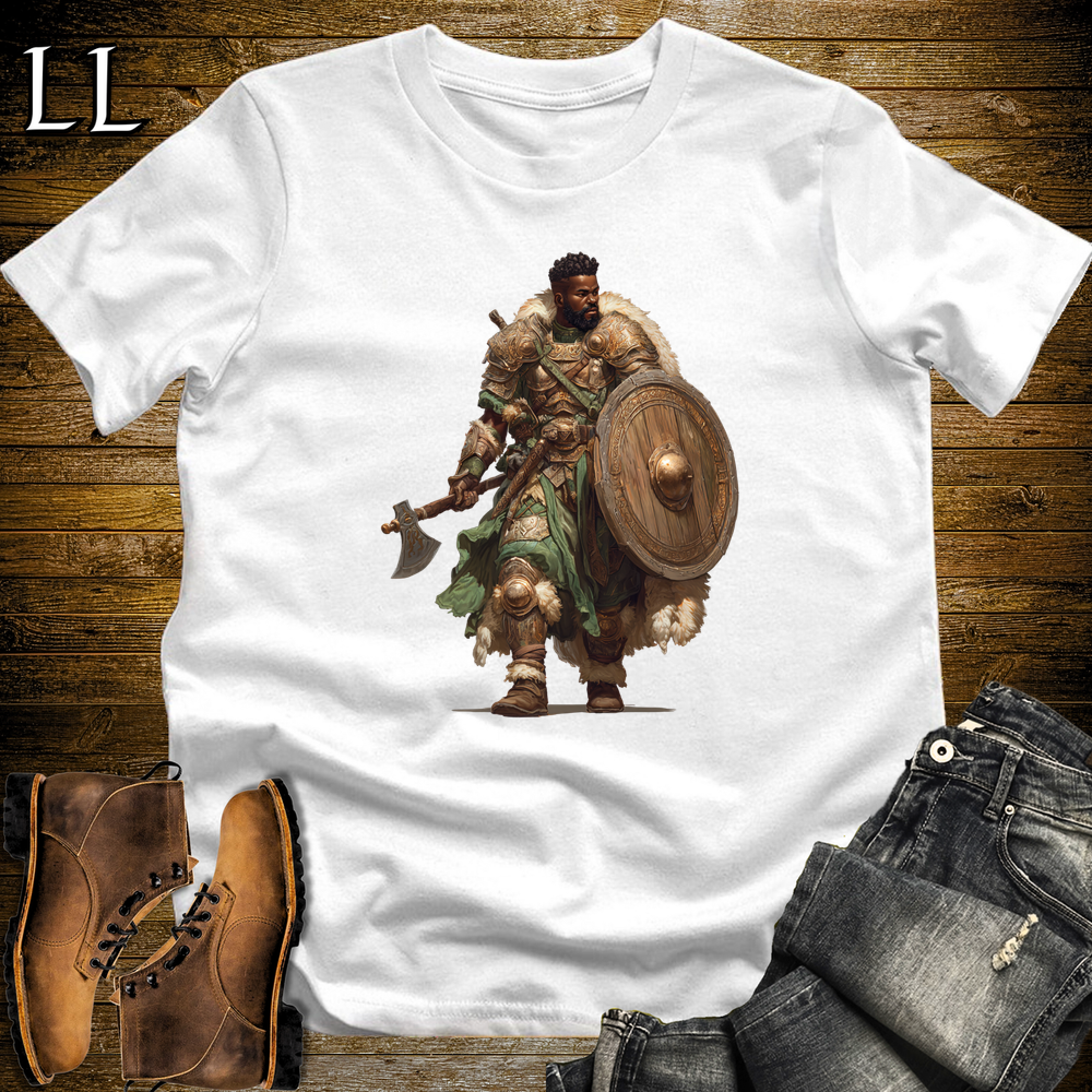 African Green Viking Warrior - White