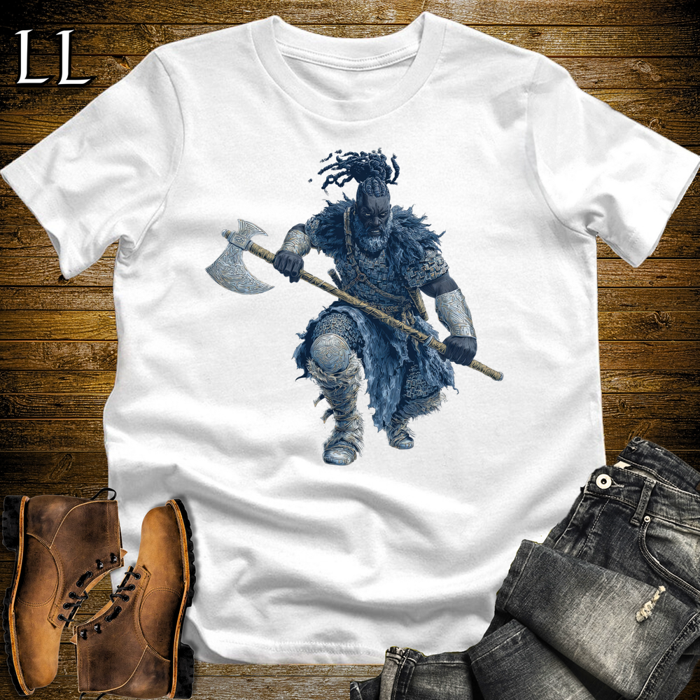 African Blue Viking King - White