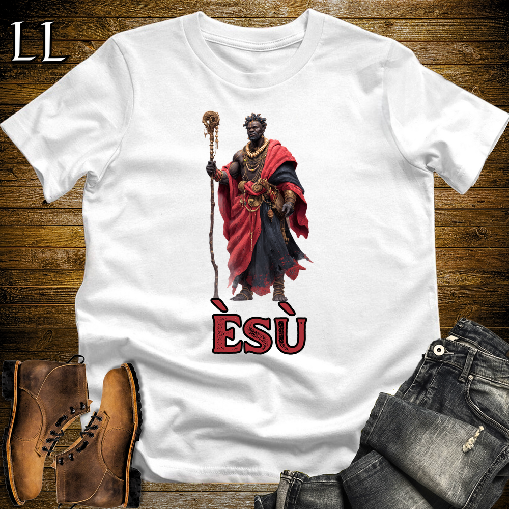 Esu African God Softstyle Tee - White