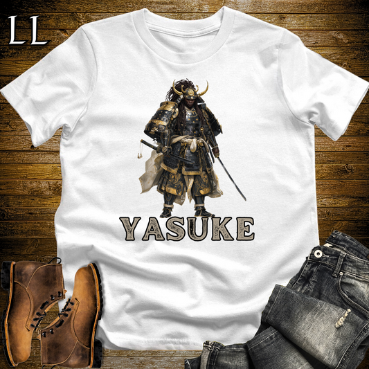 Yasuke African Samurai Softstyle Tee - White