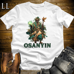 Osanyin African God Softstyle Tee White | Yoruba Healing God Tee