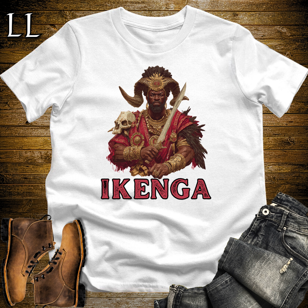 Ikenga African God Softstyle Tee White | Igbo Achievement God Tee