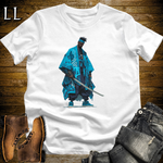 African Sky Blue Street Samurai - White