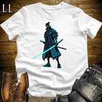 African Ai Samurai White | African Warrior Tee