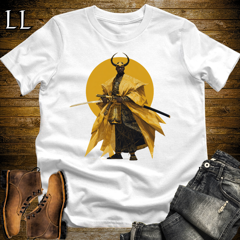 African Rising Sun Samurai - White