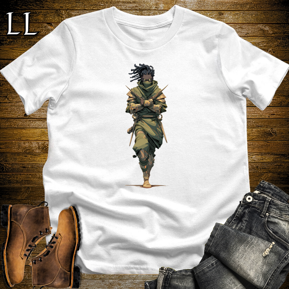 African Desert Assassin Softstyle Tee White | African Warrior Tee