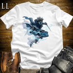 African Lightning Blade Assassin Softstyle Tee White | African Warrior Tee