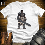 African Gladiator Barbarian Softstyle Tee White | African Warrior Tee