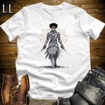 African Wind Walker Assassin Softstyle Tee White | African Warrior Tee