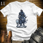 African Snow Leopard Assassin Softstyle Tee White | African Warrior Tee