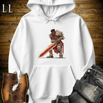 African Flamesword King Hooded Sweatshirt White | Flamesword King