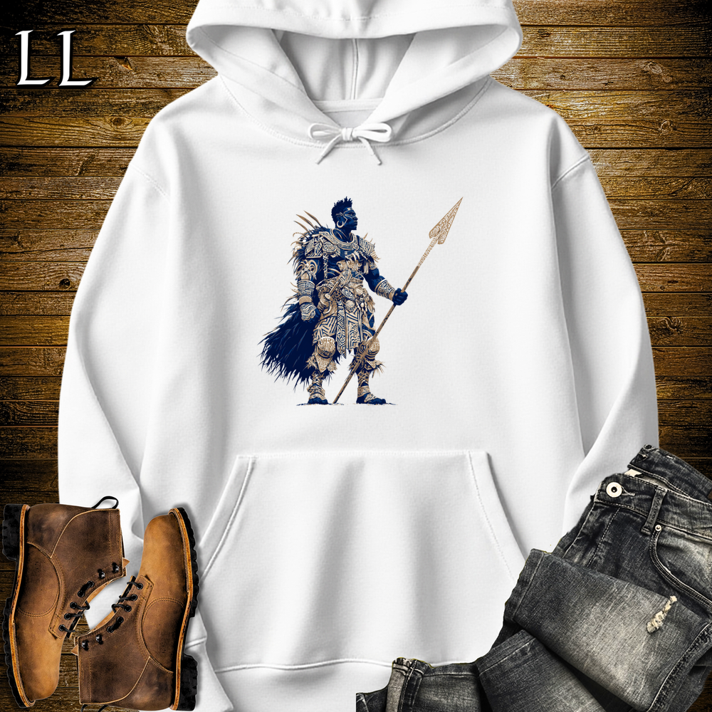 African Royal Bonespear Master Hooded Sweatshirt - White