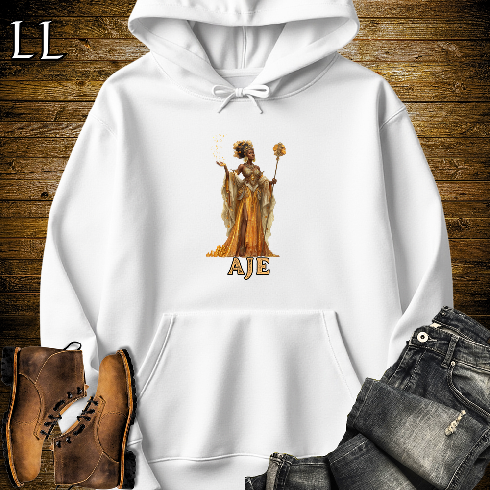 Aje African Goddess Hooded Sweatshirt - White