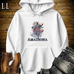 Amadioha African God Hooded Sweatshirt White | Sky Thunder God Hoodie