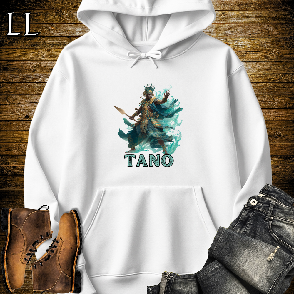 Tano African God Hooded Sweatshirt - White