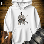 African White Street Samurai Hooded Sweatshirt White | Street Samurai