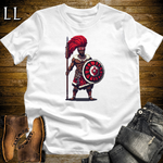 African 16 Bit Swazi Royal Guard White | Swazi Warrior Tee