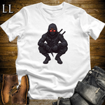 African 16 Bit Night Assassin White | African Warrior Tee
